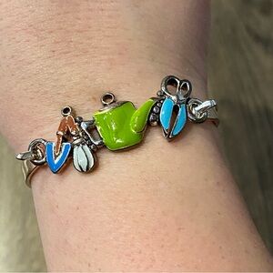 Garden Tool Hook And Eye Bracelet